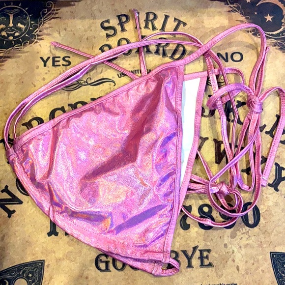 NWOT PLUS STRAPPY METALLIC BRALETTE - Picture 6 of 9